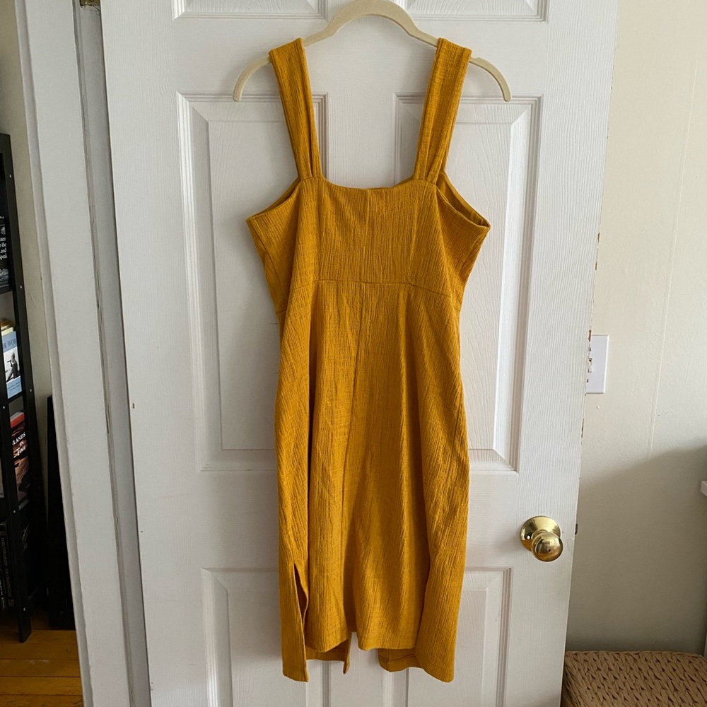 Madewell Texture And Thread Midi Button Up Dress - image 2